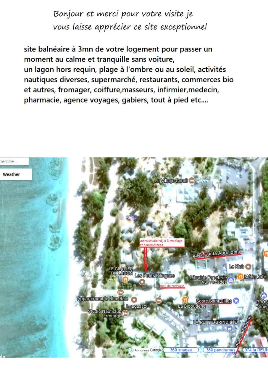 A Pied Dans L'Eau Apartman Saint-Gilles-les Bains Kültér fotó